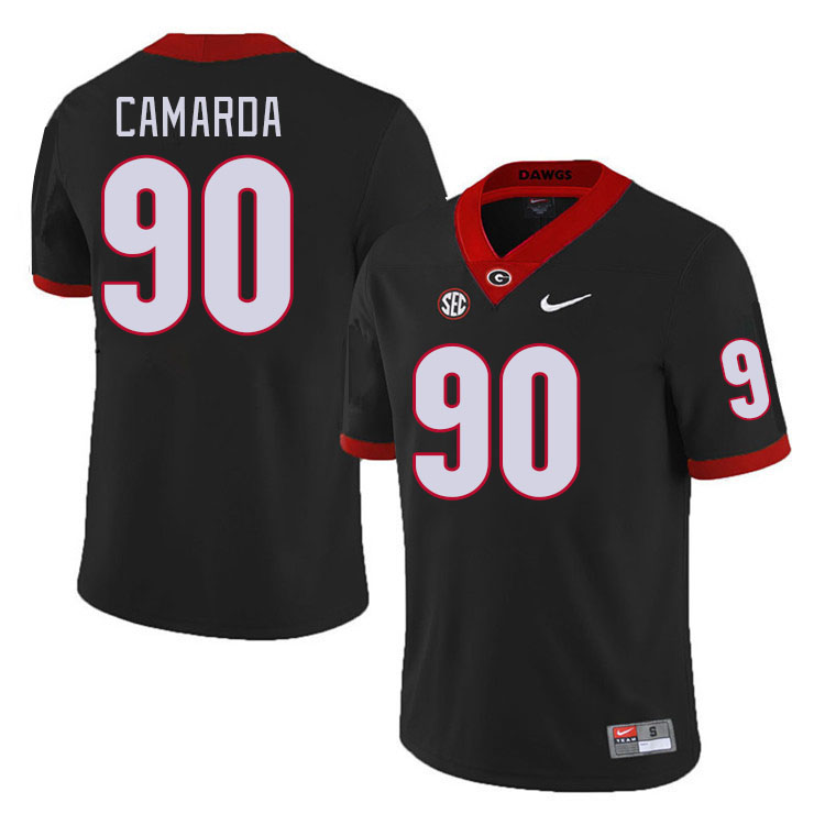 #90 Jake Camarda Georgia Bulldogs Jerseys Football Stitched-Retro Black